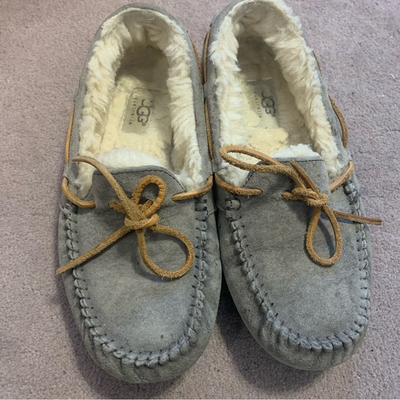 UGG | Grey warm Dakota Women's Slipper - Picture 3 of 10